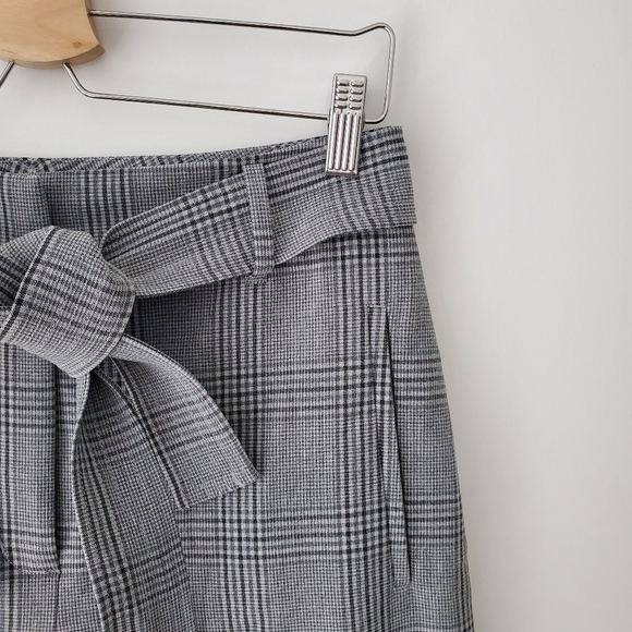 Wilfred  tie-front plaid crepe pant - Picture 6 of 14